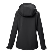 Killtec Softshell Jacket KOS 483 (with hood, windproof, water-repellent) black girls